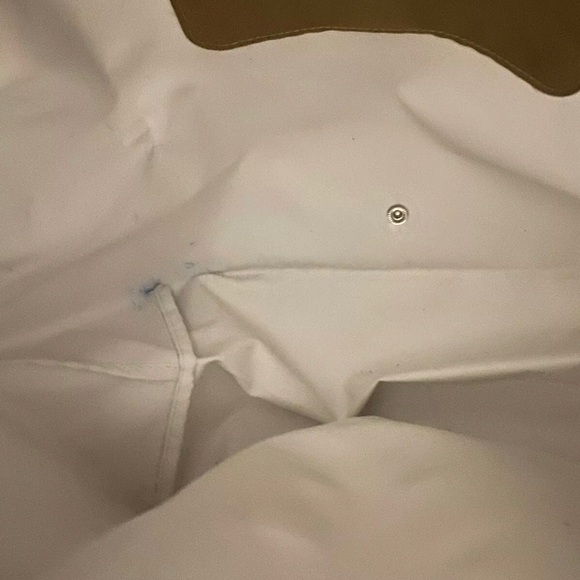 SOLD - LONGCHAMP MUSTARD GOLD GREAT WALL CITY LMTD CHINA Tote RARE LUX Lrg - Picture 7 of 16